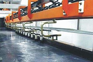 利用電泳涂裝設(shè)備對工件進行涂膜的特點